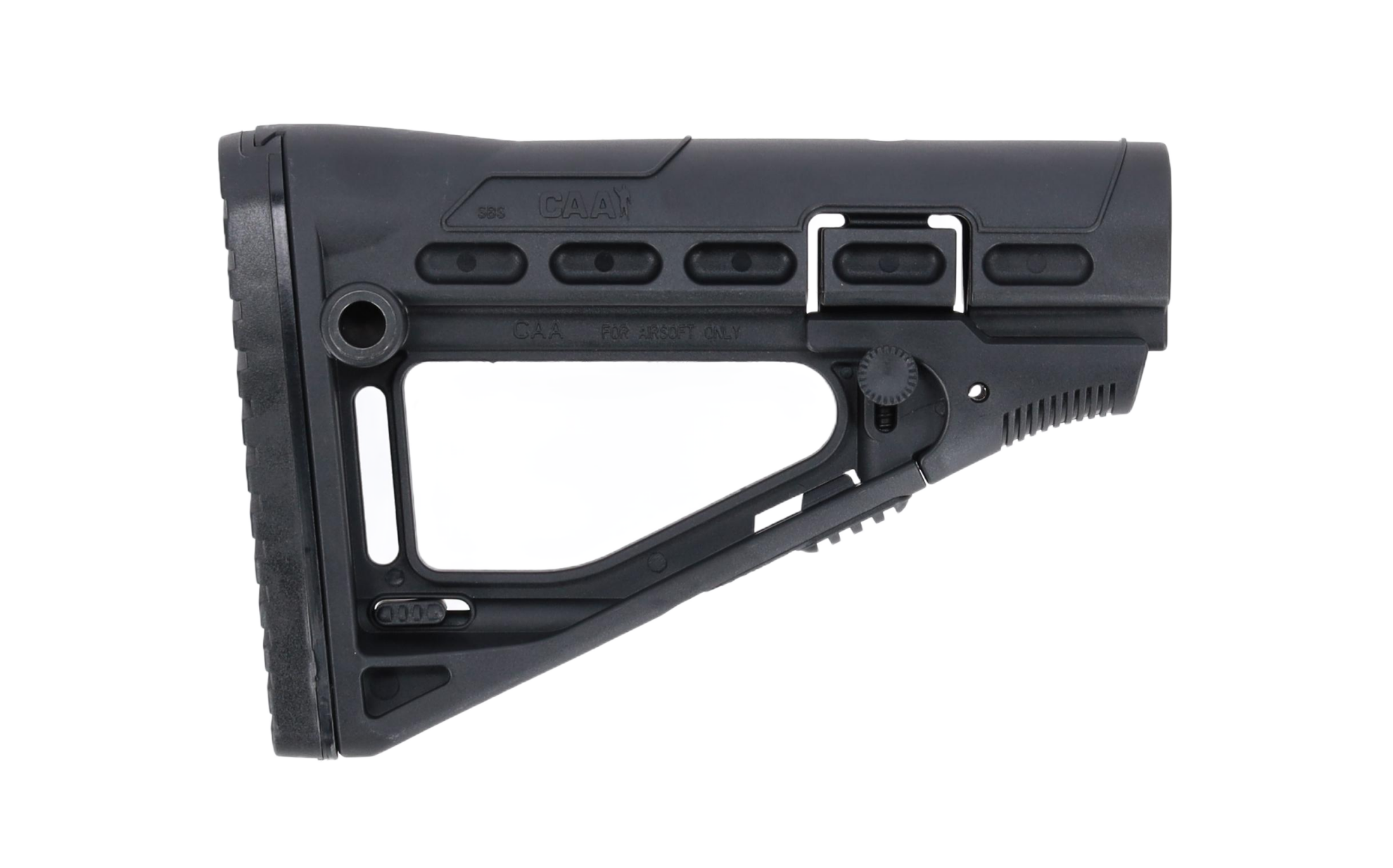 Taktyczna kolba CAA SBS do replik M4/M16 Czarna OD-G-CAA-05-047842-00 asgbox.pl Taktyczna kolba CAA SBS do replik M4/M16 Czarna - obrazek 2