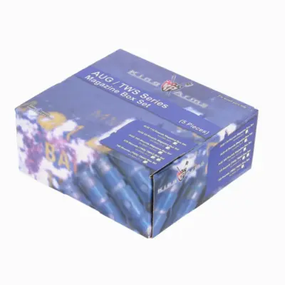 Nowe produkty asgbox.pl asgbox.pl - Zestaw 5 magazynków mid-cap 140 kulek King Arms do replik typu M4/M16 Flat Dark Earth