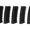 asgbox.pl - Zestaw 5 magazynków mid-cap 140 kulek CAA do replik M4/M16 Czarny