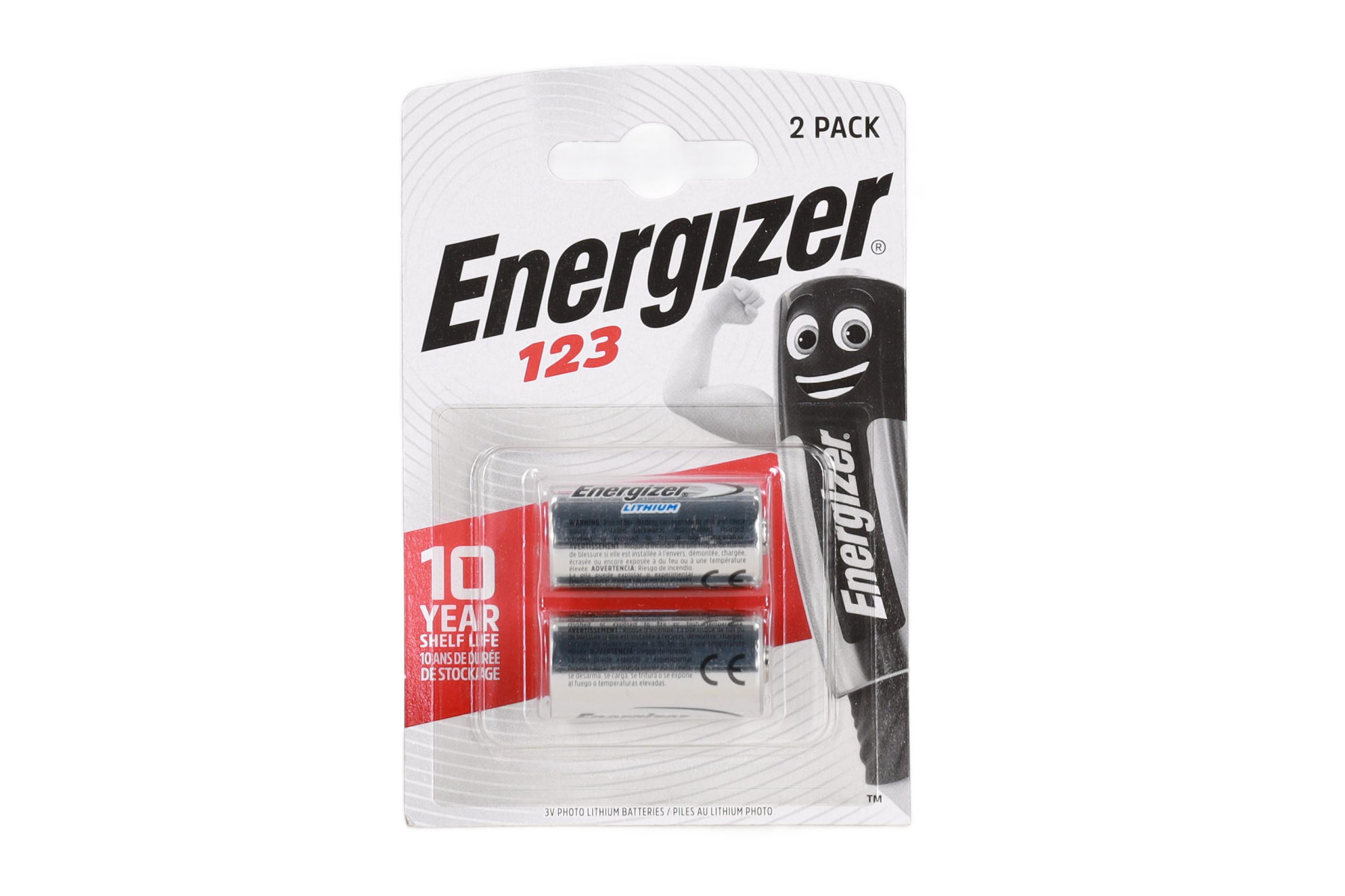asgbox.pl - Bateria CR123 Energizer 3V zestaw 2 szt