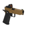 Pistolet ASG Arcturus Vanguard 4.3" Hi-Capa GBB Optics Ready z kolimatorem ARS-1 Half-Tan OD-G-ACR-02-048153-00 asgbox.pl