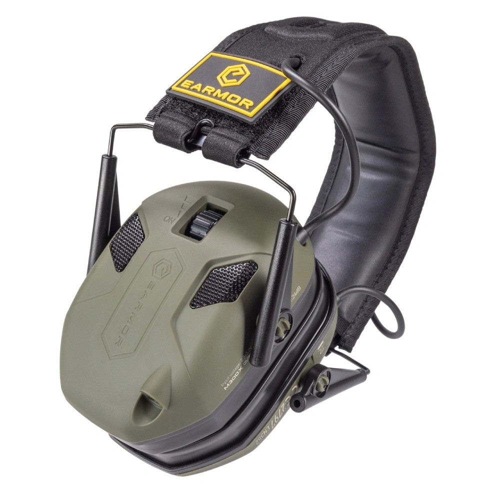 Alternative view of EARMOR M300X Electronic Hearing Protector - Green