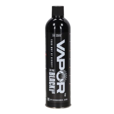 SA VAPOR(TM) Black Airsoft Green Gas 217 PSI (600 ml) - Black