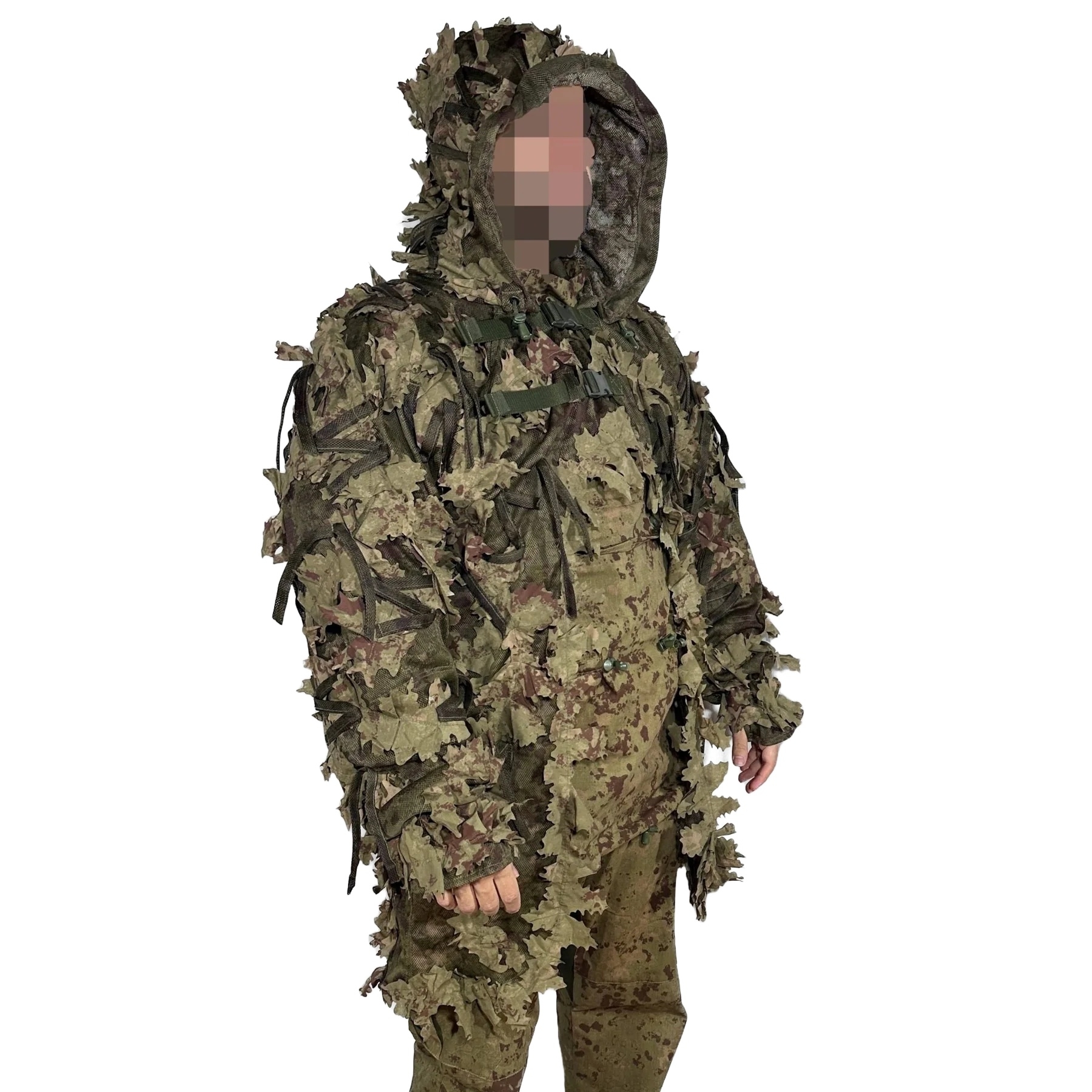 Alternative view of KMCS Cloak with Leaf Strips - Oakland