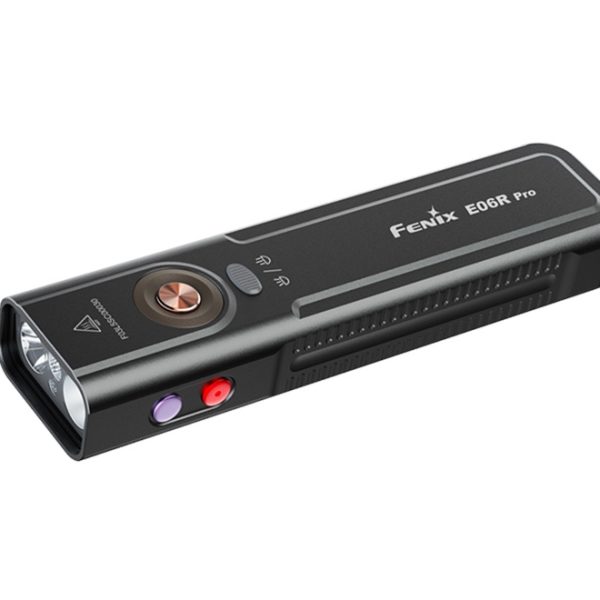 FENIX E06R PRO Rechargeable EDC Flashlight 1600 LM – Black