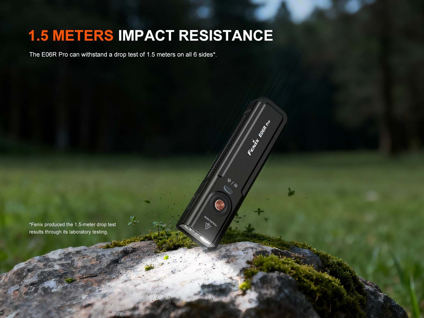 FENIX E06R PRO Rechargeable EDC Flashlight, 1600 lm - Green OD-A-E06RPROOLI asgbox.pl FENIX E06R PRO Rechargeable EDC Flashlight, 1600 lm - Green - obrazek 6