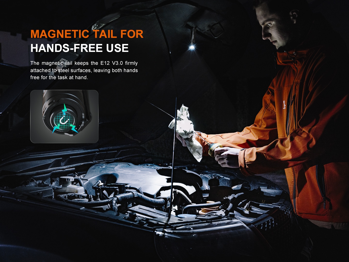 FENIX E12 V3.0 Pocket Flashlight, 200 lm - Black OD-A-E12V30 asgbox.pl FENIX E12 V3.0 Pocket Flashlight, 200 lm - Black - obrazek 9