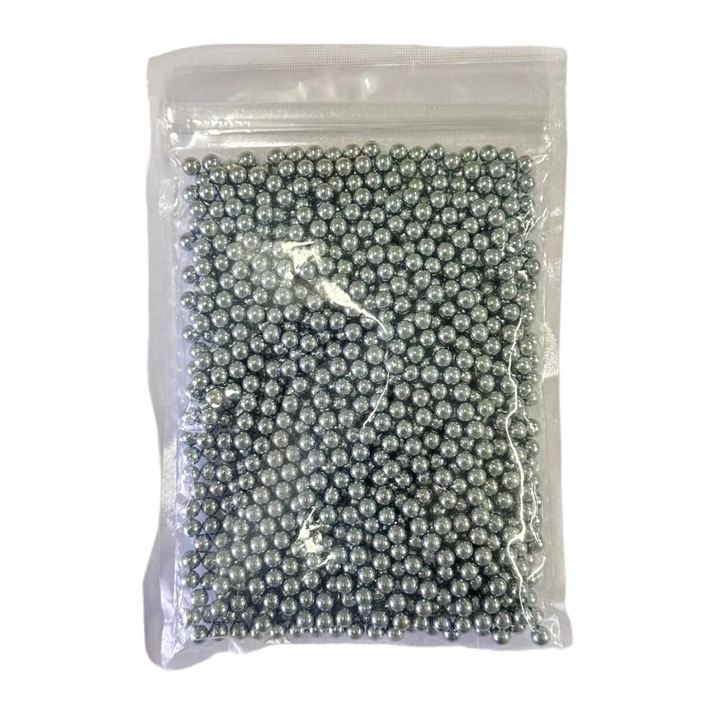 BLS STAINLESS Airsoft Metal Pellets 0.85g, 1100 BBs - Silver