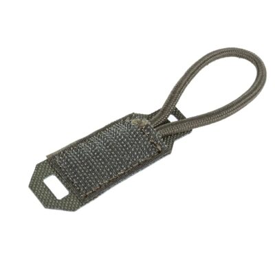 Alternative view of SATAC Extended VELCRO Zipper Puller - Green