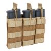 SATAC Open MOLLE Pouch for 3 Magazines M4 / AR15 - Tan OD-A-SATAC044-TAN asgbox.pl