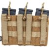 SATAC Open MOLLE Pouch for 3 Magazines M4 / AR15 - Tan OD-A-SATAC044-TAN asgbox.pl