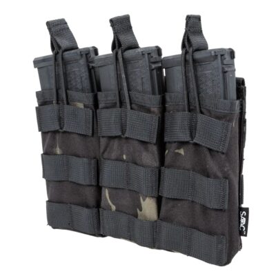 SATAC Open MOLLE Pouch for 3 Magazines M4 / AR15 - MC Black
