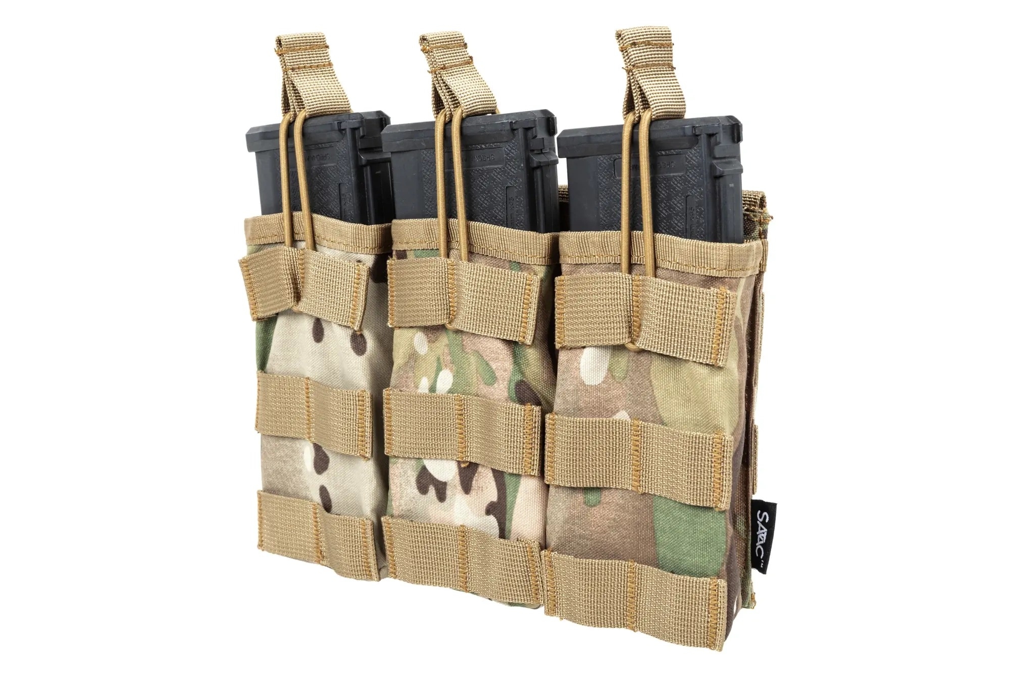 SATAC Open MOLLE Pouch for 3 Magazines M4 / AR15 - MC OD-A-SATAC044-MC asgbox.pl SATAC Open MOLLE Pouch for 3 Magazines M4 / AR15 - MC