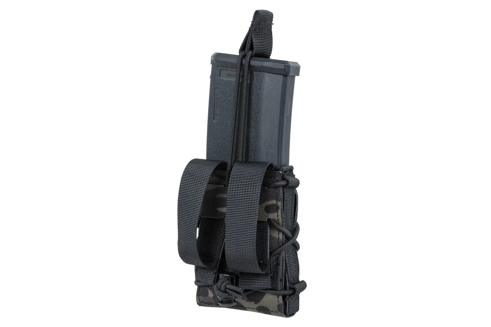 SATAC Open MOLLE Pouch for M4 / AK Magazine - MC Black OD-A-SATAC042-MCB asgbox.pl SATAC Open MOLLE Pouch for M4 / AK Magazine - MC Black - obrazek 3