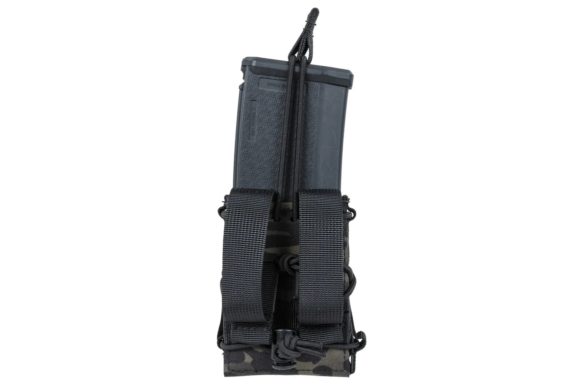 SATAC Open MOLLE Pouch for M4 / AK Magazine - MC Black OD-A-SATAC042-MCB asgbox.pl SATAC Open MOLLE Pouch for M4 / AK Magazine - MC Black - obrazek 4