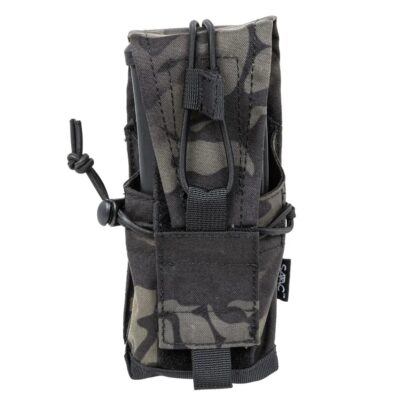 Alternative view of SATAC Universal MOLLE Pouch for 2 Rifle Magazines - MC Black