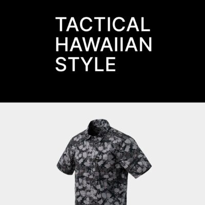 Alternative view of HELIKON Hawaiian Shirt - Dark Ops