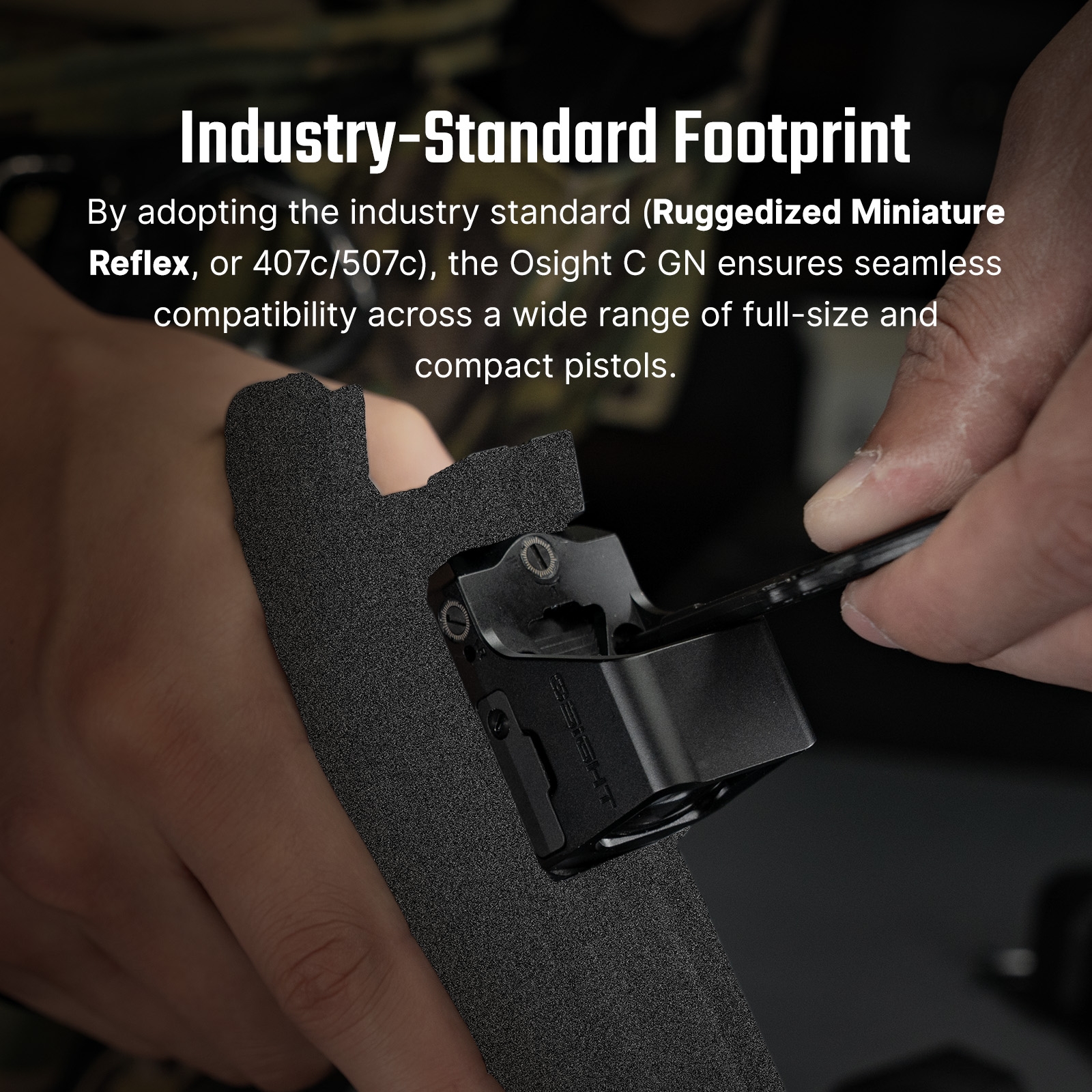 OLIGHT OSIGHT C GREEN Dot Sight, RMR Footprint - Black OD-A-OLIGHT040 asgbox.pl OLIGHT OSIGHT C GREEN Dot Sight, RMR Footprint - Black - obrazek 9