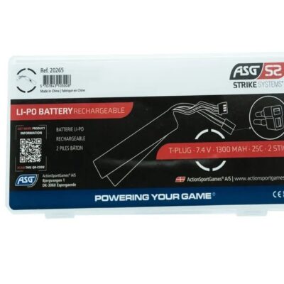 Alternative view of STRIKE Li-Pol Battery 7.4V 1300mAh, 25C, T-Dean - Nunchuk