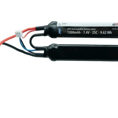 STRIKE Li-Pol Battery 7.4V 1300mAh, 25C, T-Dean - Nunchuk