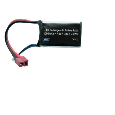 STRIKE Li-Pol Battery 7.4V 1000mAh, 30C, T-Dean - PEQ