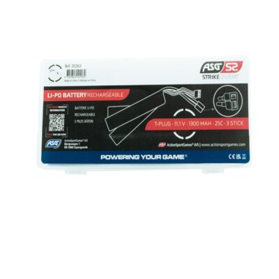 Alternative view of STRIKE Li-Pol Battery 11.1V 1300mAh, 20C, T-Dean - Crane