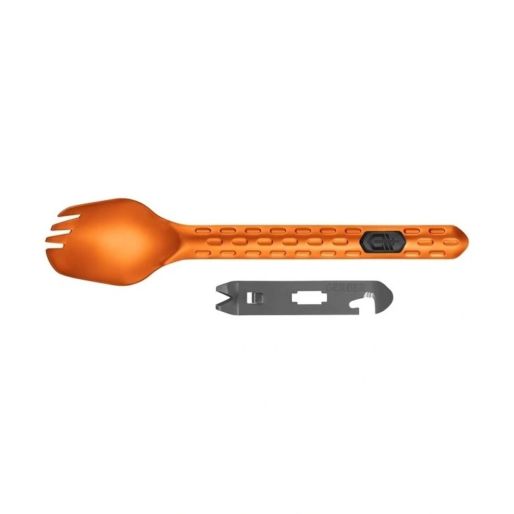 Alternative view of GERBER ComplEAT Multi Fork Multifunctional Cutlery - Orange