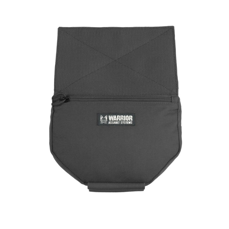 Alternative view of WAS DROP DOWN UTILITY Laser-Cut Pouch - Black