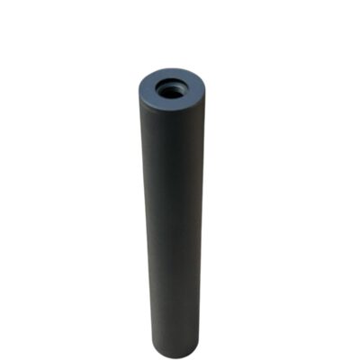 Alternative view of Lambda Defence SR2M CNC Aluminum Suppressor, Smooth (14mm CCW) - Black