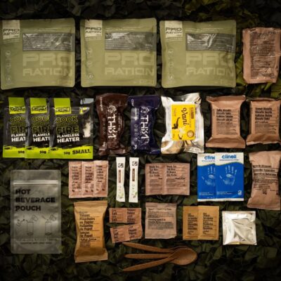 Alternative view of PRO-RATION MRE Meal FULL-DAY MENU 1
