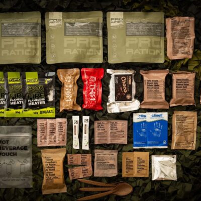 Alternative view of PRO-RATION MRE Meal FULL-DAY MENU 2