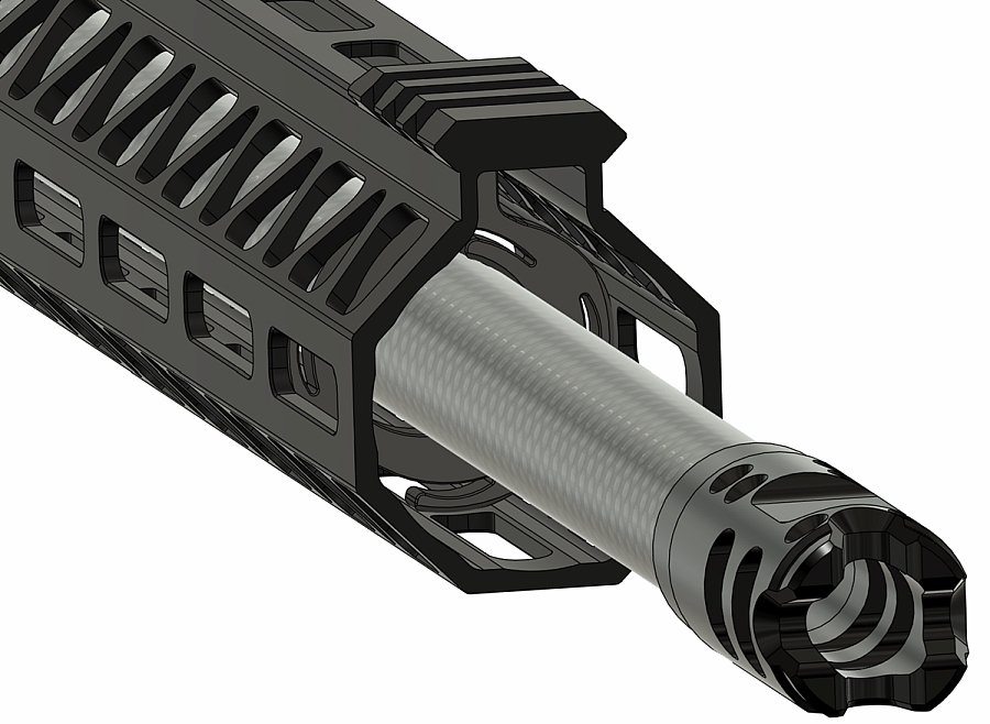 RetroArms Outer Barrel Centering Insert 2025 – M-LOK Slots OD-A-9565 asgbox.pl RetroArms Outer Barrel Centering Insert 2025 – M-LOK Slots - obrazek 2