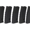 Zestaw 5 magazynków hi-cap 360 kulek CAA do replik M4/M16 Czarny OD-G-CAA-05-047838-00 asgbox.pl