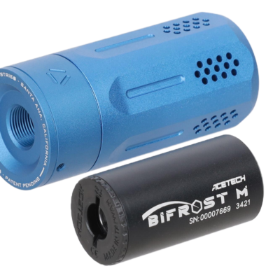 asgbox.pl - Urządzenie wylotowe Strike Industries x Acetech OPPRESSOR z tracerem BIFROST M Niebieski