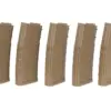 Zestaw 5 magazynków mid-cap 140 kulek King Arms do replik typu M4/M16 Flat Dark Earth OD-G-KIA-05-047855-00 asgbox.pl