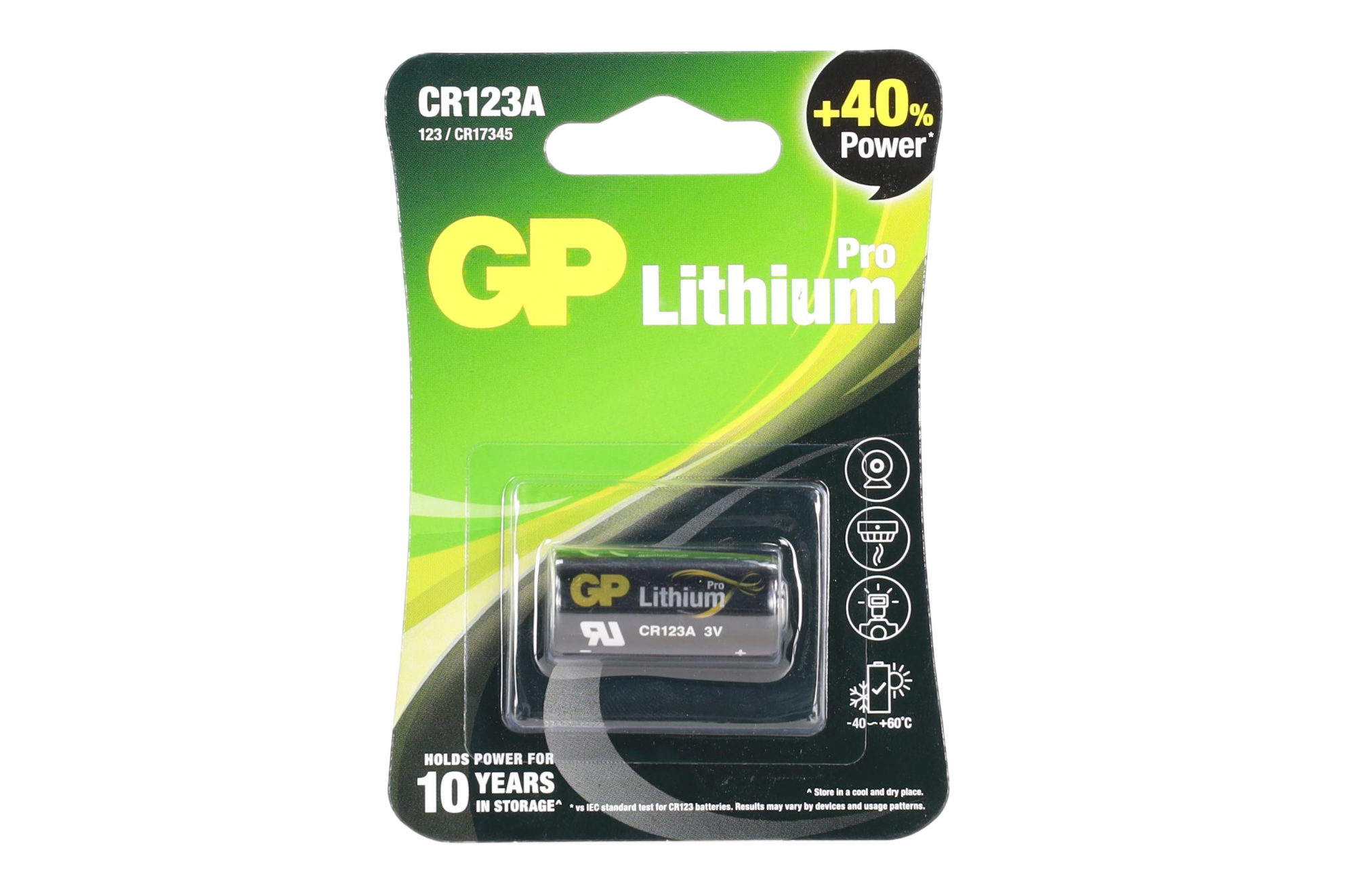 asgbox.pl - Bateria CR123A GP Batteries 3 V
