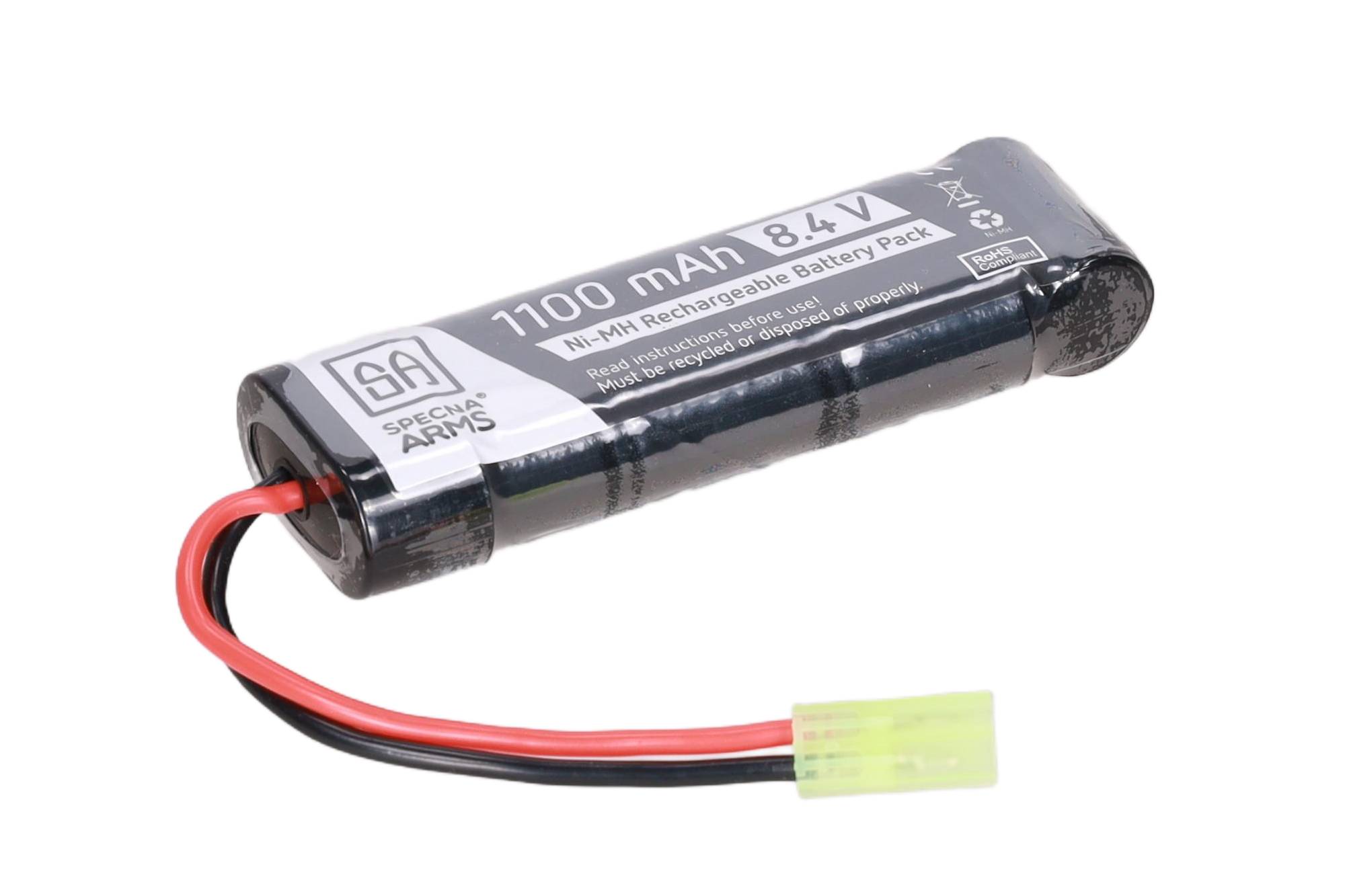 Akumulator NiMH Specna Arms 8,4V 1100mAh mini tamiya OD-G-SPE-06-048872-00 asgbox.pl asgbox.pl - Akumulator NiMH Specna Arms 8