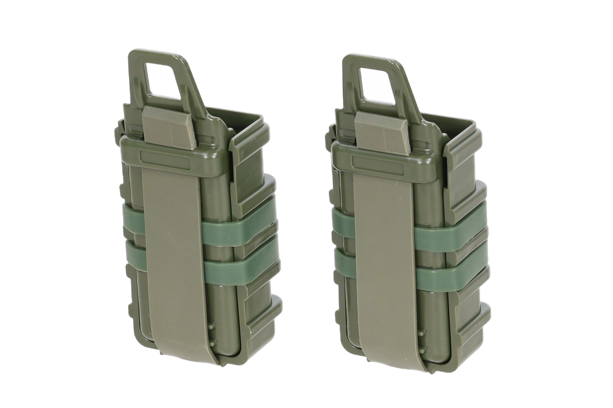 Podwójna ładownica SATAC Open III (S) na magazynki pistoletowe Oliwkowa OD-G-SAT-19-048563-00 asgbox.pl Podwójna ładownica SATAC Open III (S) na magazynki pistoletowe Oliwkowa - obrazek 2