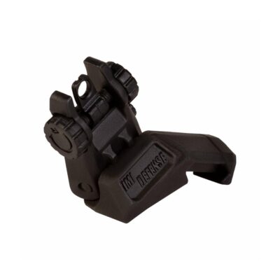 IMI Defense TRS Polymer Rear Flip Up Sight 45 Degrees Offset Black