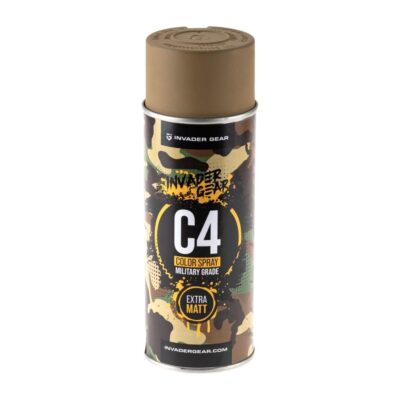 Invader Gear C4 Mil Grade Color Spray RAL8000
