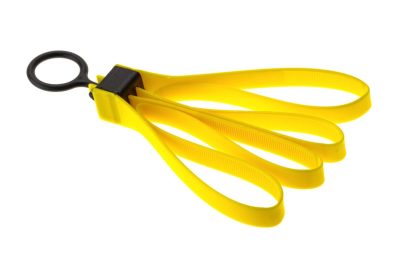 MP Cable Tie Dummy Handcuffs Yellow - obrazek 2