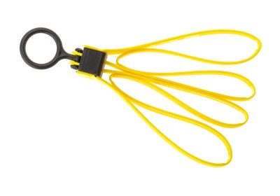 MP Cable Tie Dummy Handcuffs Yellow - obrazek 3