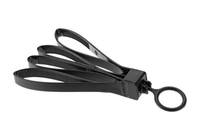MP Cable Tie Dummy Handcuffs Black
