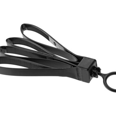 MP Cable Tie Dummy Handcuffs Black