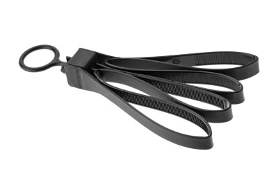 MP Cable Tie Dummy Handcuffs Black - obrazek 2