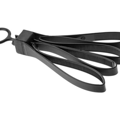 Alternative view of MP Cable Tie Dummy Handcuffs Black