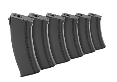 Kalashnikov Magazine AK47 Hicap 500rds 6pcs Set Black