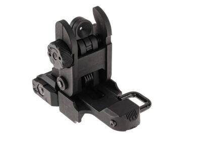 Pirate Arms M4SS Polymer Foldable Rear Sight Black - obrazek 2