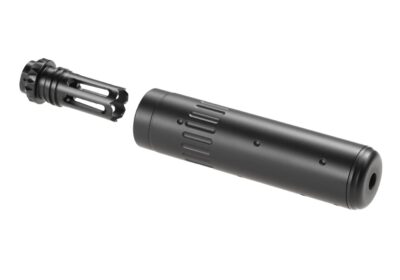 Pirate Arms AAC Silencer With Flash Hider 14mm CCW Black - obrazek 5