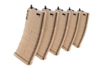 Magazine M4 Midcap 120rds 5pcs Set Tan - obrazek 2